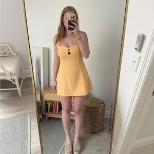 Meshki Orange/Yellow Mini Dress